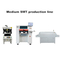 Medium SMT Line 3250 schermprinter, 6 koppen SMT pick and place machine, 830 reflow oven