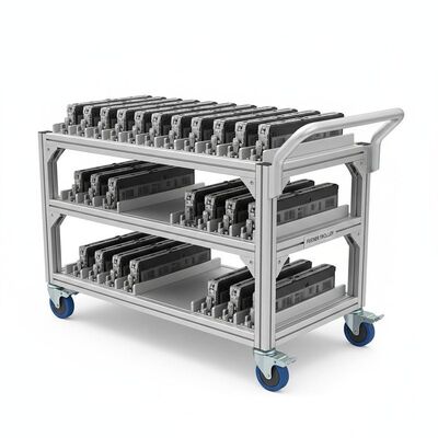Panasonic CM402/602/NPM Feeder Storage Cart, Feeder Trolley 30pcs 2 lagen