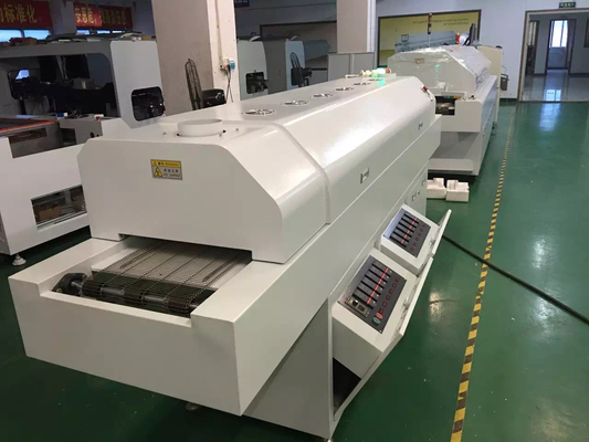635 Terugstroomoven 6 Temperatuurzones (boven6+onder6) 2200*350mm SMT Terugstroomsoldeermachine