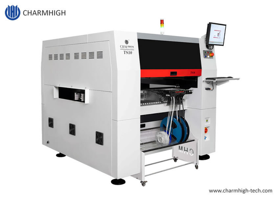 TS10 SMT pick and place machine 10 koppen 100 voeders 01005 ondersteunt hoge snelheid