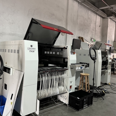 TS10 SMT pick and place machine 10 koppen 100 voeders 01005 ondersteunt hoge snelheid