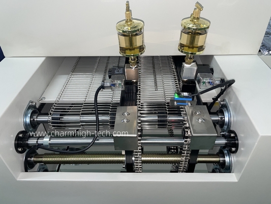 PC6635 Spoor + PC Control Loodvrije terugstroomoven 2200*350mm 6 temp Zones Soldering Machine