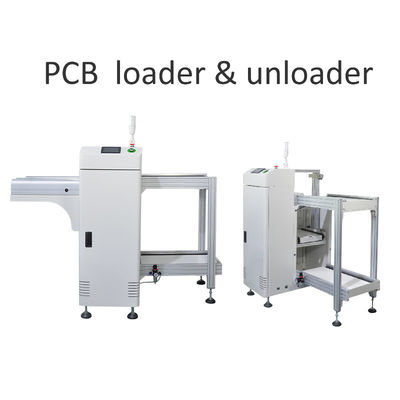 Volautomatische SMT Productie PCB Lader Ontlader met PLC Besturingssysteem en SMEMA Interface Compatibiliteit