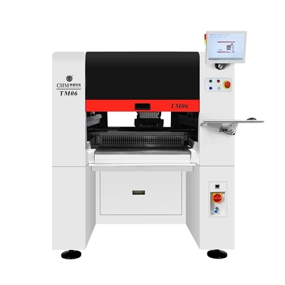 6 koppen SMT pick and place machine TM06 PCB-conveyor 60 voeders