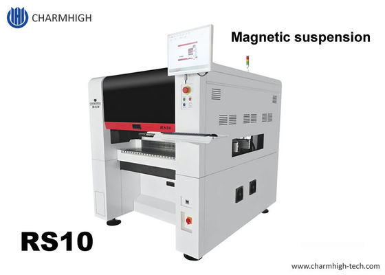 RS10 Geavanceerde magnetische suspensie -pick en Place Machine Dual Linear Motor Drive Support 01005