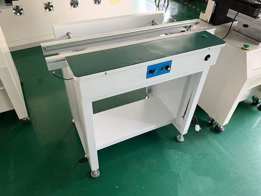SMT-conveyor PCB-behandelingsconveyor met 0,5/0,6/0,7/1,0/1,2 m lengte verstelbare snelheid 0-8000 mm/min en spoorbreedte 50 mm-350 mm