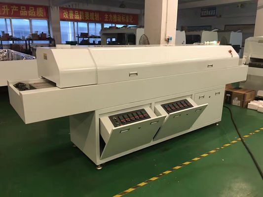 635 Terugstroomoven 6 Temperatuurzones (boven6+onder6) 2200*350mm SMT Terugstroomsoldeermachine