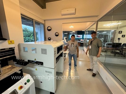 Semi-Auto 3250 soldeerpasteprinter, CHM-551 pick place machine, 830 reflow oven