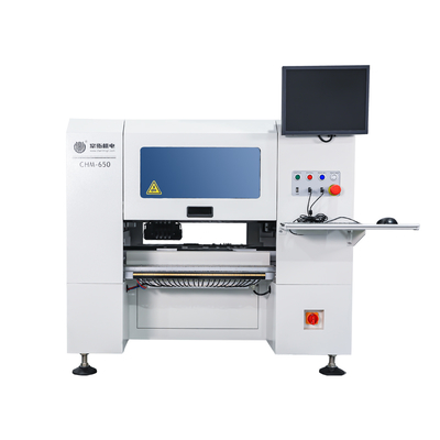 Genius 4 Heads Desktop SMT Pick Place Machine CHM-650 met 50 voeders