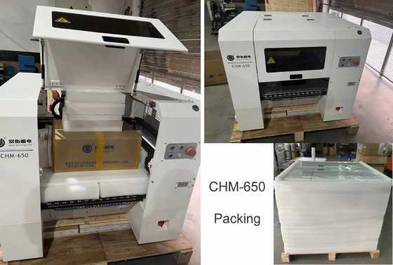 Tafelmodel CHM-650 Hoge Precisie 4-Kops SMT PCB Componenten Placer Machine