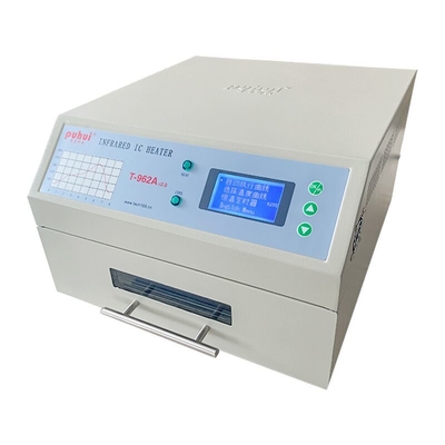 Mini Reflow Oven 300*320mm 1500w T962A met Uitlaat IC Heater Infrared Welding Station
