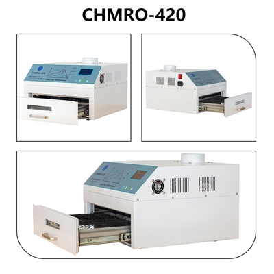 Charmhigh 420 Terugvloeiingsoven 300*300mm Hete Lucht + Infrarode 2500w SMT die Post verwarmen