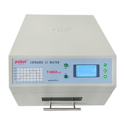 T962A met de Terugvloeiingsoven 300*320mm 1500w IC Heater Infrared Soldering Station van Uitlaatbenchtop