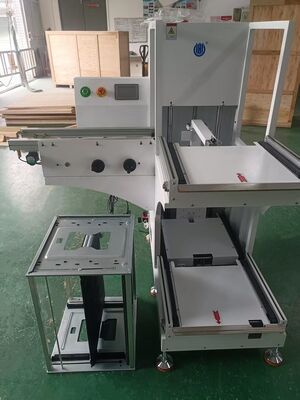 Compact Design L-Type PCB Loader Unloader for Magazine Loading SMT Production Line
