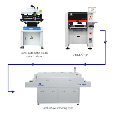De semi Auto 3250 Printer van het Soldeerseldeeg, de Machine van de chm-650 Oogstplaats