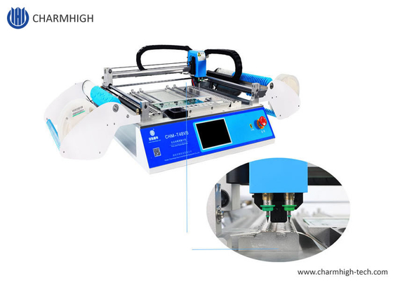 2 hoofden 58 Voederschmt48vb Benchtop SMD Oogst en Plaatsrobot allen in één Chip Mounter