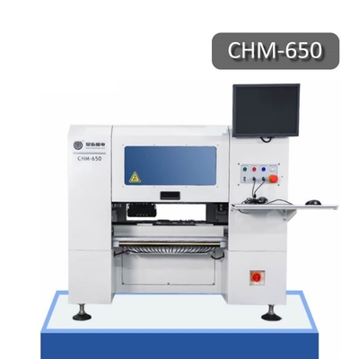 Automatische pcb-rail hoge precisie 0201 Desktop SMT pick and place machine 4 koppen CHM-650