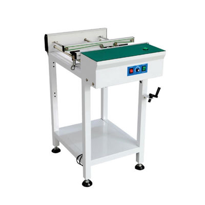 SMT-conveyor PCB-behandelingsconveyor met 0,5/0,6/0,7/1,0/1,2 m lengte verstelbare snelheid 0-8000 mm/min en spoorbreedte 50 mm-350 mm