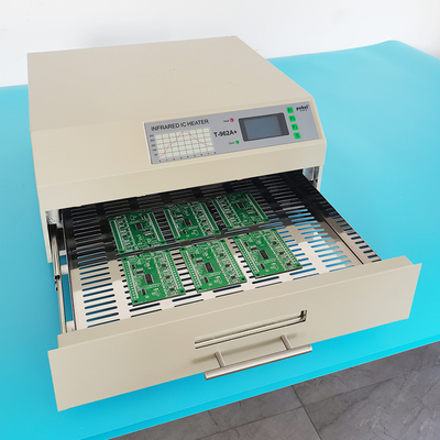 T962A plus SMT-Terugvloeiingsoven 450*370mm Infrarode IC de Verwarmerpcb die van 2300w T962A+ solderen
