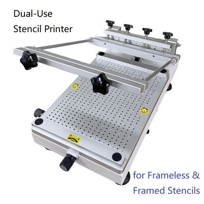 Dubbelzijdig Framed & Frameless Stencils Handleiding SMT Soldeerpasta Printer 4532