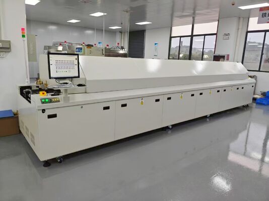 12-zone Loodvrije SMT reflowoven CHM-PC1260 Reflow soldering 4680x600mm